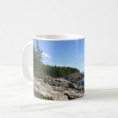 Küste von Bar Island im Acadia Nationalpark Kaffeetasse (Vorderseite Links)