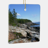 Küste von Bar Island im Acadia Nationalpark Keramikornament (Rechts)