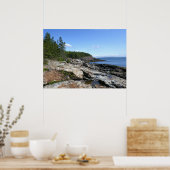 Küste von Bar Island im Acadia Nationalpark Poster (Küche)