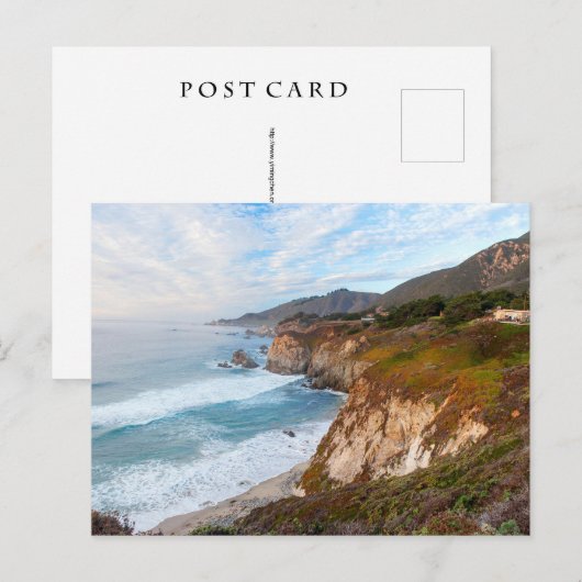 Küste von Big Sur Postkarte (Vorne/Hinten)
