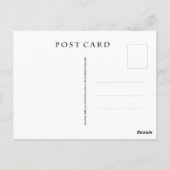 Küste von Big Sur Postkarte (Rückseite)