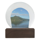 Küste von British Columbia im Landschaftlichen Kan Schneekugel (Rückseite)