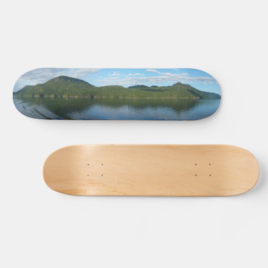 Küste von British Columbia im Landschaftlichen Kan Skateboard (Horizontal)