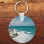 Küste von Cancun Schlüsselanhänger (Vorderseite)