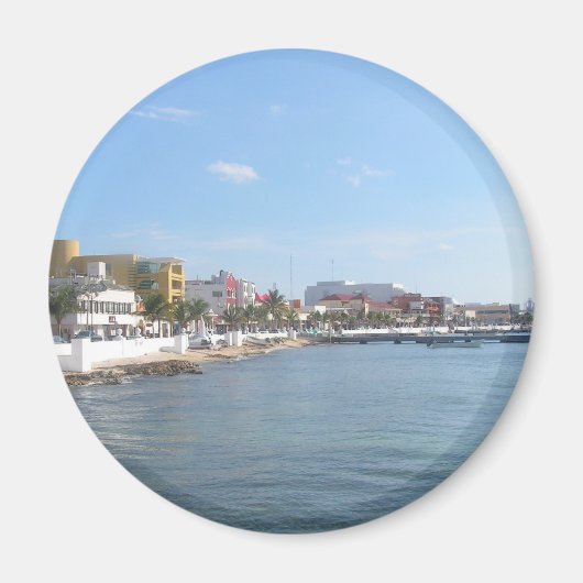 Küste von Cozumel Mexico Magnet (Vorne)