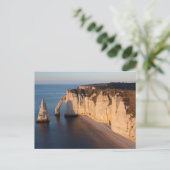 Küste von Etretat, Normandie, Frankreich Postkarte (Stehend Vorderseite)