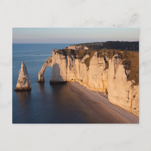 Küste von Etretat, Normandie, Frankreich Postkarte (Vorderseite)
