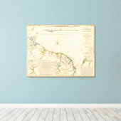 Küste von Guyana Leinwanddruck (Insitu (Holzboden))