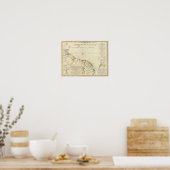 Küste von Guyana Poster (Küche)