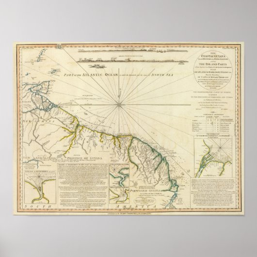 Küste von Guyana Poster (Vorne)