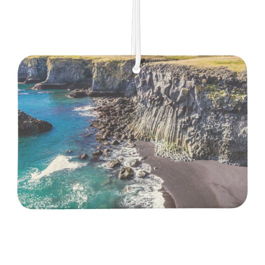 Küste von Hellnahraun, Island Autolufterfrischer (Vorderseite)