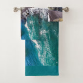 Küste von Hellnahraun, Island Badhandtuch Set (Insitu)