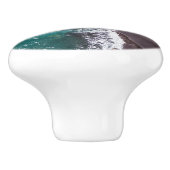 Küste von Hellnahraun, Island Keramikknauf (Seitenansicht)