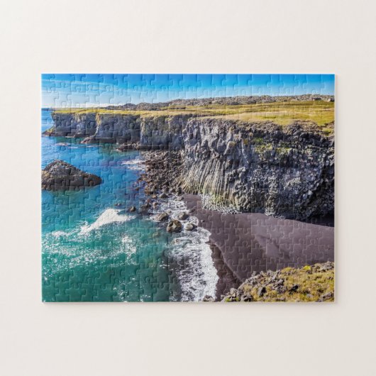 Küste von Hellnahraun, Island Puzzle (Horizontal)