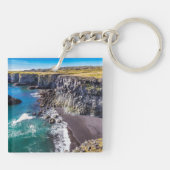 Küste von Hellnahraun, Island Schlüsselanhänger (Rückseite)