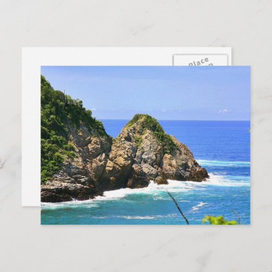 Küste von Huatulco Postkarte (Vorne/Hinten)