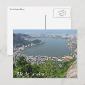 Küste von Janeiro Postkarte (Vorne/Hinten)