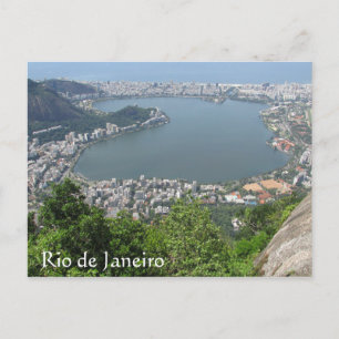 Küste von Janeiro Postkarte