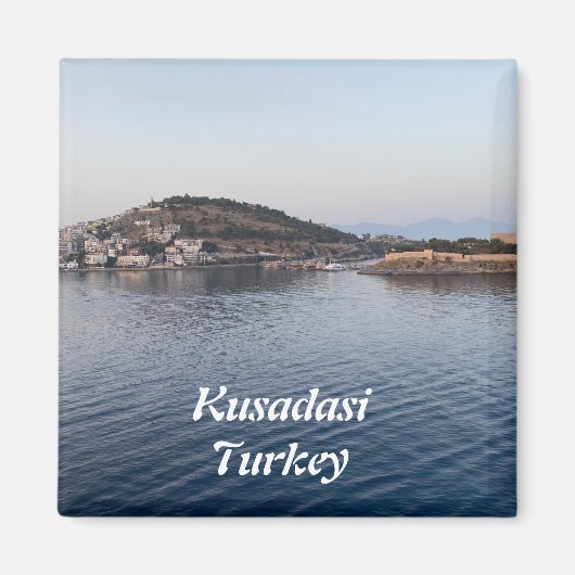 Küste von Kusadasi in der Türkei Magnet (Vorne)