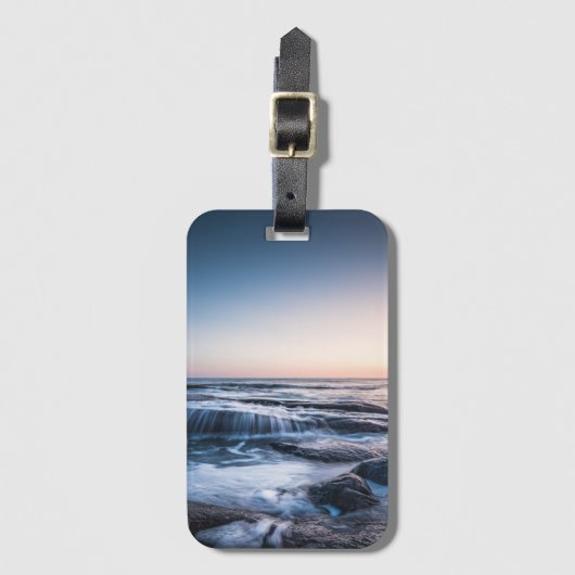 Küste von Lofoten Norwegen Gepäckanhänger (Vorderseite Vertikal)