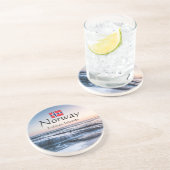 Küste von Lofoten Norwegen Getränkeuntersetzer (Seite)