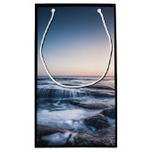 Küste von Lofoten Norwegen Kleine Geschenktüte (Rückseite)