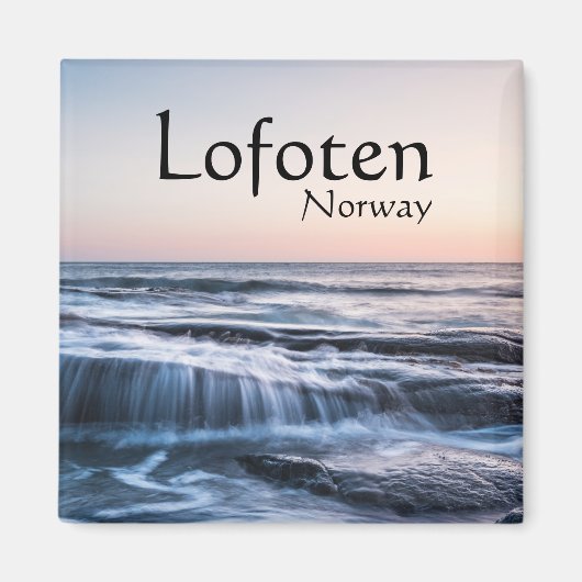 Küste von Lofoten Norwegen Magnet (Vorne)