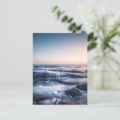 Küste von Lofoten Norwegen Postkarte (Stehend Vorderseite)