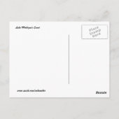 Küste von Michigan Postkarte (Rückseite)