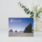Küste von Oregon mit Felsformationen Postkarte (Stehend Vorderseite)