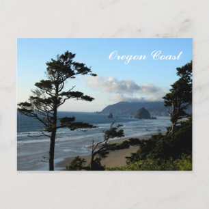 Küste von Oregon Postkarte