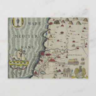 Küste von Phoenicia Postkarte