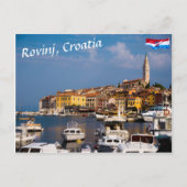 Küste von Rovinj, Kroatien Postkarte (Vorderseite)