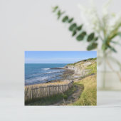 Küste von Saint Jean de Luz in Frankreich Postkarte (Stehend Vorderseite)