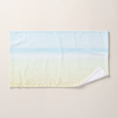 Küste von Sand und Meer Badhandtuch Set (Handtuch)