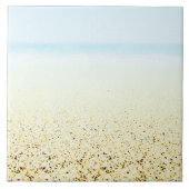 Küste von Sand und Meer Fliese (Vorderseite)