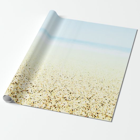 Küste von Sand und Meer Geschenkpapier (Ungerollt)