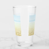 Küste von Sand und Meer Glas (Links)