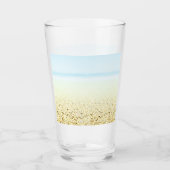 Küste von Sand und Meer Glas (Vorderseite)