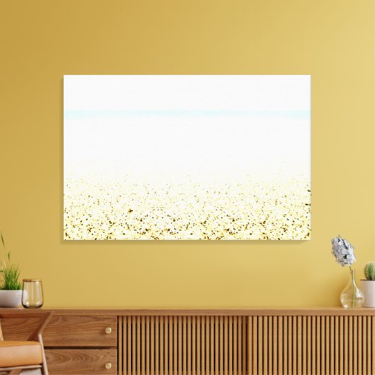 Küste von Sand und Meer Leinwanddruck (Insitu (Wohnzimmer))