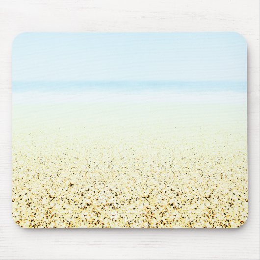 Küste von Sand und Meer Mousepad (Vorne)
