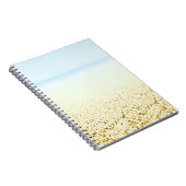 Küste von Sand und Meer Notizblock (Rechte Seite)
