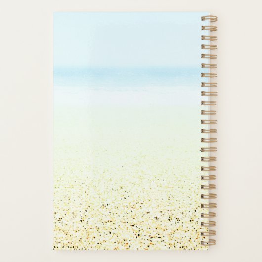 Küste von Sand und Meer Planer (Rückseite)