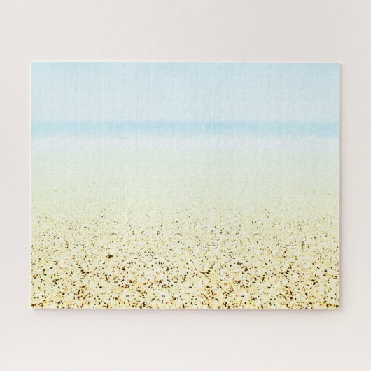 Küste von Sand und Meer Puzzle (Horizontal)