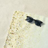 Küste von Sand und Meer Strandtuch (Beispiel)