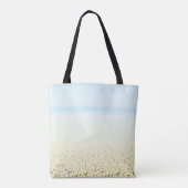 Küste von Sand und Meer Tasche (Rückseite)