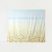 Küste von Sand und Meer Wandteppich (Vorderseite (Horizontal))