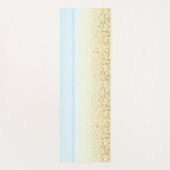 Küste von Sand und Meer Yogamatte (Rückseite)