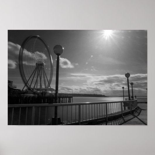 Küste von Seattle Poster (Vorne)