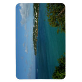 Küste von St. Lucia Karibisches Foto Magnet (Vertikal)